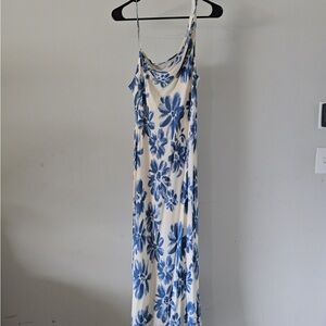 Reformation Blue Floral Maxi Dress